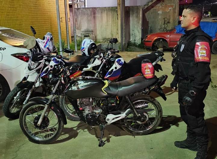 Perseguição policial termina motocicleta apreendida em SJB Parahybano