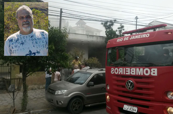 Jornalista morre após incêndio em casa de vizinho, em Campos