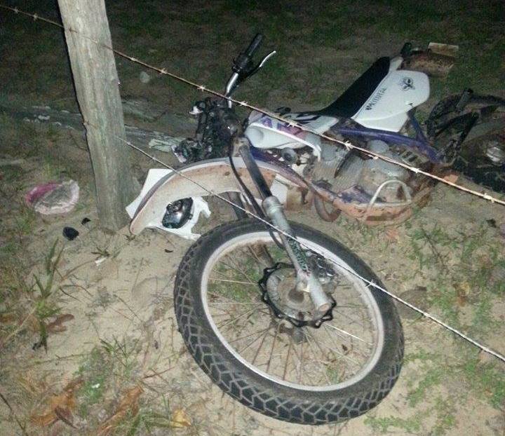 Homem ferido em queda de moto na SB 02