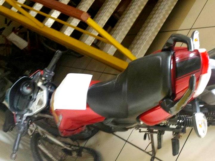 Motocicleta roubada em 2012 é recuperada em Grussaí