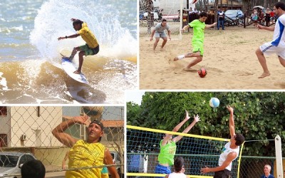 Programação esportiva diversificada no verão 2018 de SJB