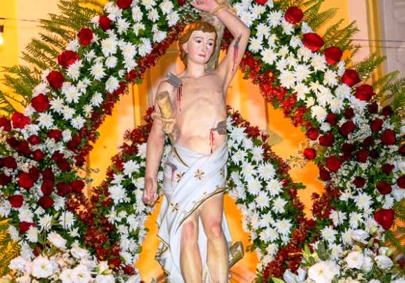 Festejos em homenagem a São Sebastião em Grussaí