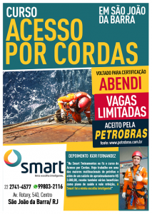 acesso por cordas-panfletagem