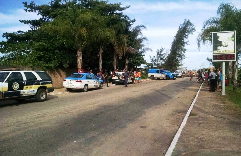 Manifestação em Grussaí termina com homem detido