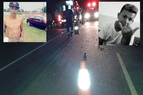 Dois adolescentes morrem em acidente envolvendo carro e motocicleta, em SJB