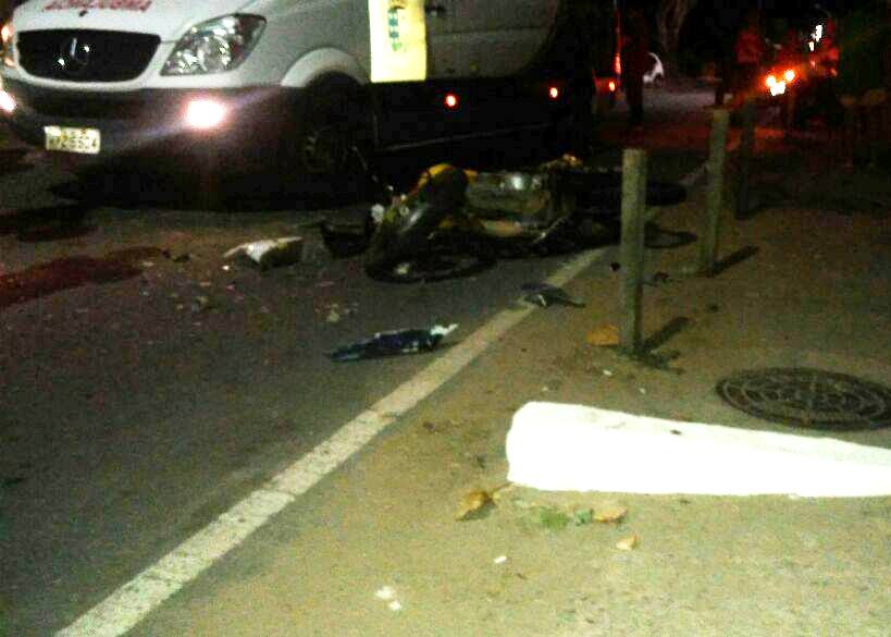 Jovem ferido em acidente no Pedregal, em SJB