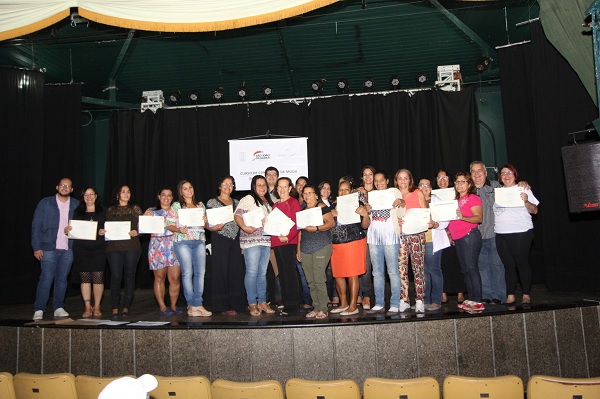 Aula inaugural e entrega de certificados, em SJB