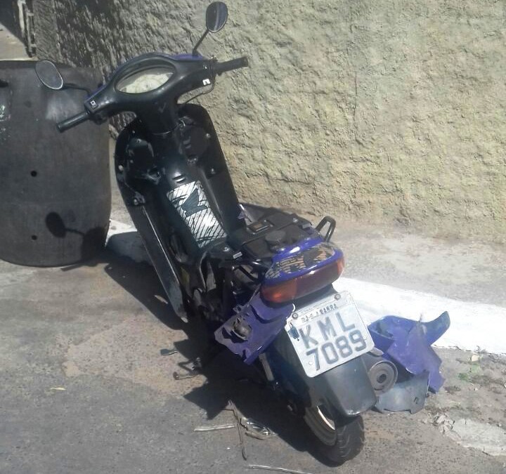 Jovem de 23 anos ferido em acidente no Centro de SJB