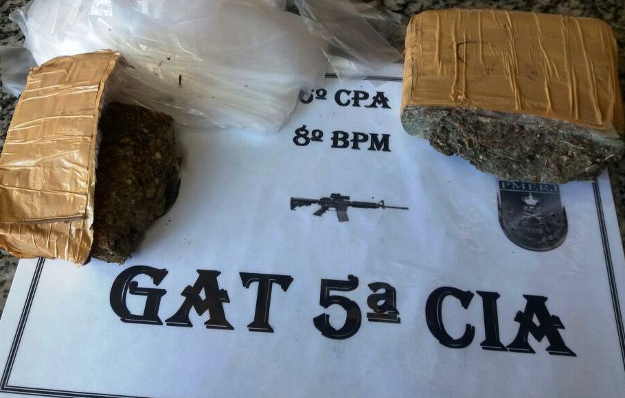Meio quilo de maconha é apreendido em Grussaí
