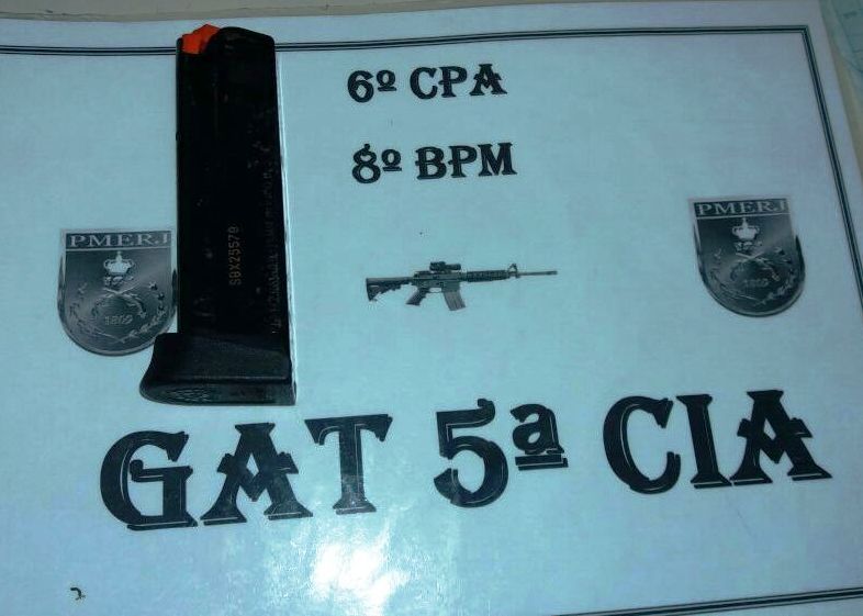 Homem foragido da justiça é encontrado com carregador de pistola em SJB