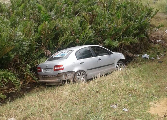 Saída de pista registrada em SJB