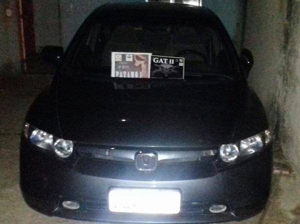 Carro roubado em assalto a residência em Grussaí é encontrado em Campos