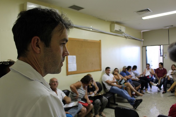 Reunião com responsáveis por unidades de saúde de SJB