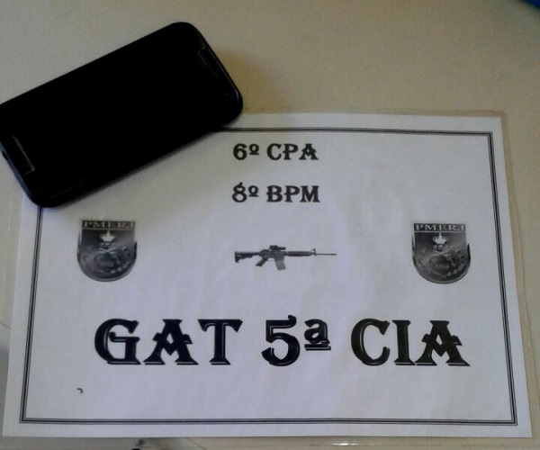 Polícia recupera celular roubado e prende assaltante em Grussaí