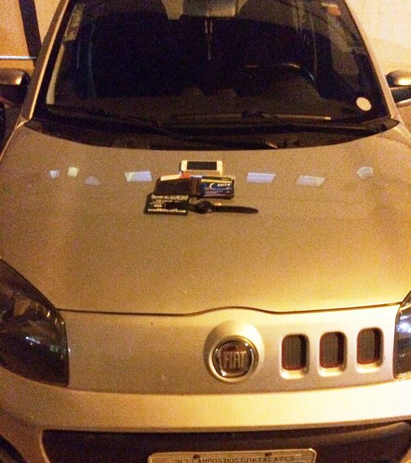 Polícia recupera carro roubado no Açu