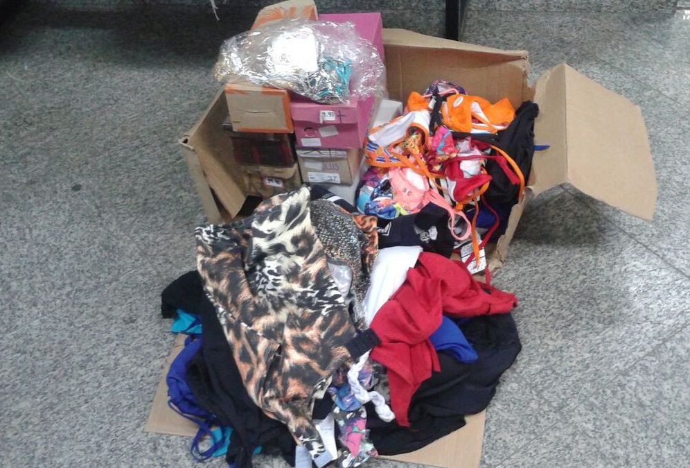 Jovem preso roubando produtos de comércio em SJB