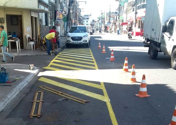 Serviço de sinalização de trânsito em SJB
