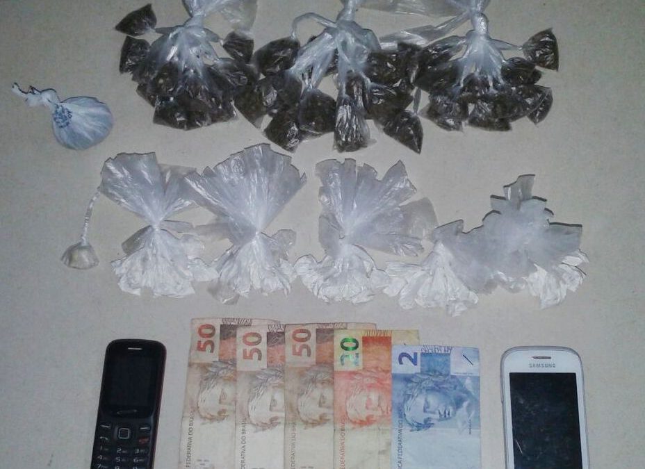 Jovens detidos com maconha e cocaína em Grussaí