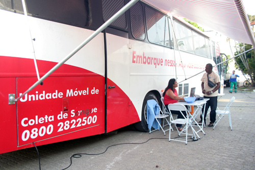 Ônibus do Hemocentro no próximo dia 29 em São João da Barra