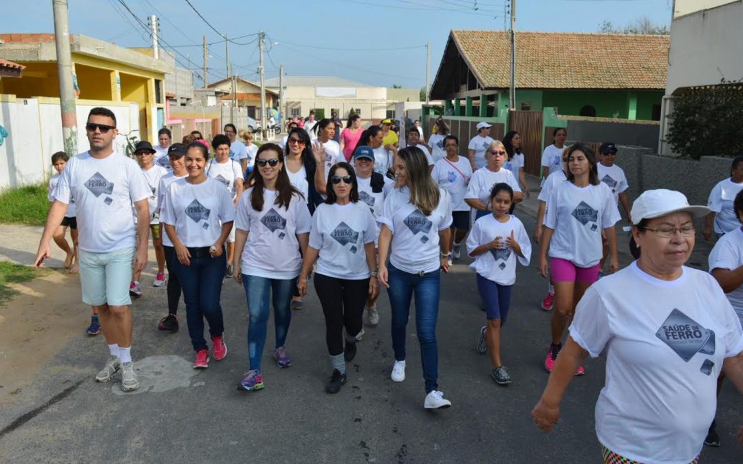 Projeto Caminhando com Saúde na próxima segunda-feira