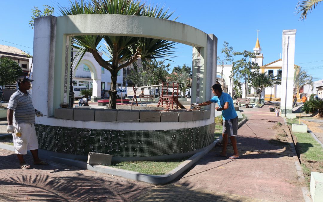 Praça de São Pedro passa por reforma em SJB