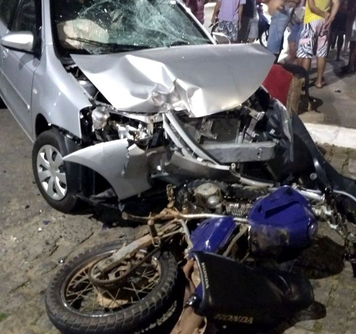 Homem ferido em acidente na Rua dos Passos em SJB
