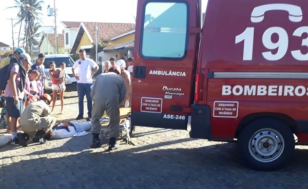 Motociclista ferido em acidente em SJB