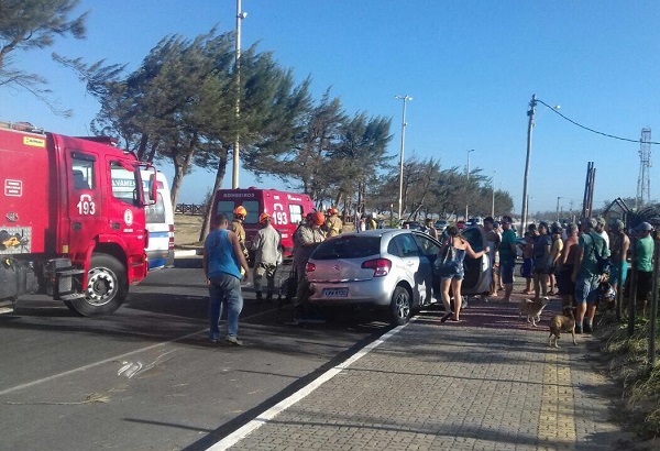 Dois feridos em acidente em Grussaí