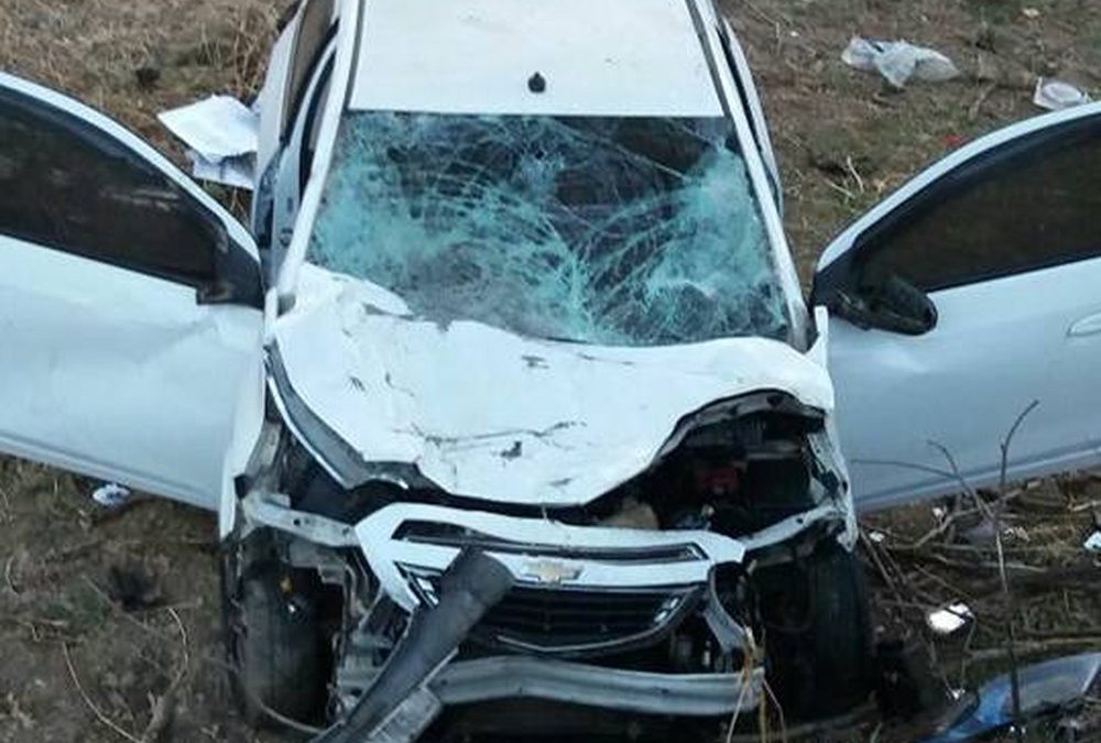 Vereador de Italva atropela vaca e carro cai em terreno às margens da BR-356