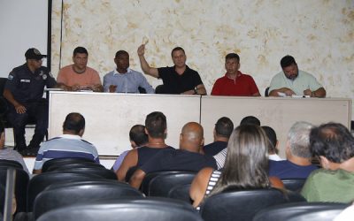 Reunião de organização para desfile no carnaval 2018 de SJB