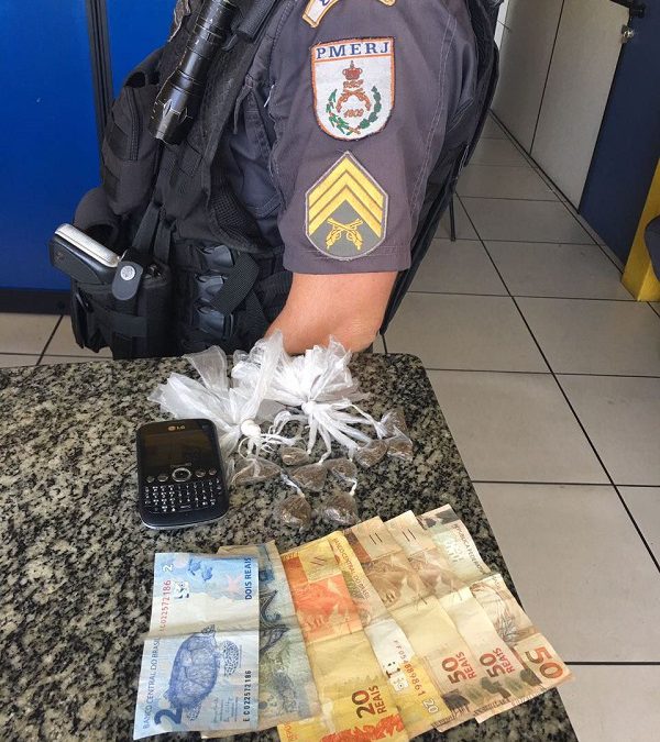 Jovem detido com maconha em Grussaí