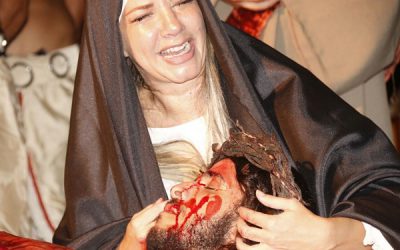Auto da Paixão de Cristo e procissão do Senhor Morto movimentam Circuito Religioso de SJB