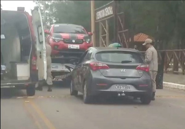 Mulher ferida em acidente em Atafona