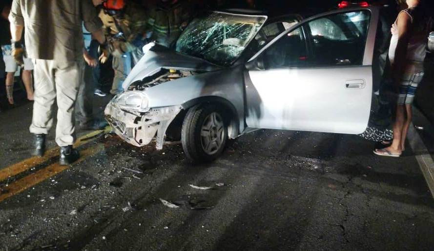 Quatro feridos em acidente na BR 356, em SJB