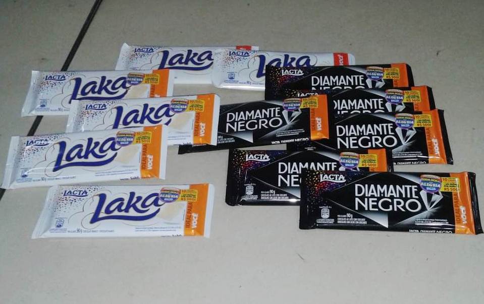 Homem furta chocolates da loja Americanas e é detido pela PM em SJB