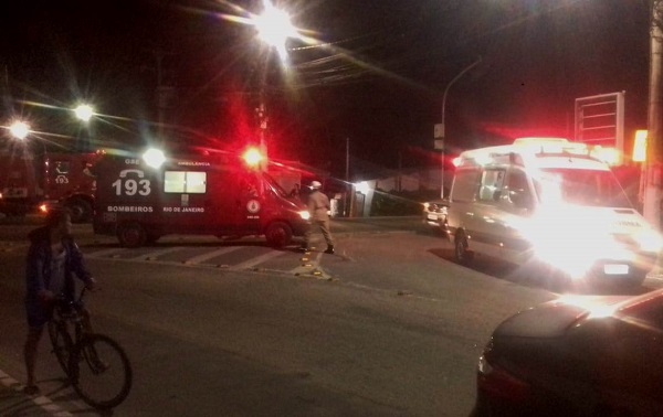 Motociclista ferido em acidente no Centro de SJB
