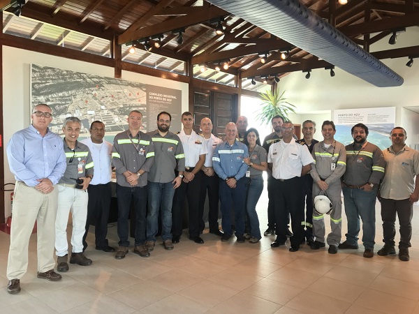 Novo Capitão dos Portos do Rio de Janeiro visita Porto do Açu
