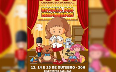 A Revolta dos Brinquedos no Cine Teatro nesta sexta-feira