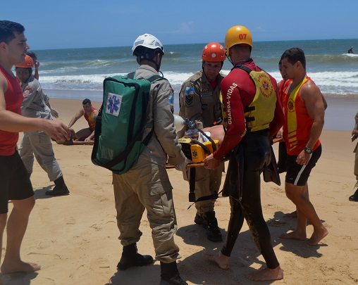 Corpo de Bombeiros registra 22 salvamentos e cinco crianças desaparecidas em praias de SJB