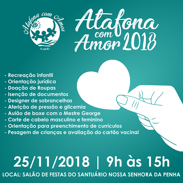 Atafona com Amor neste domingo