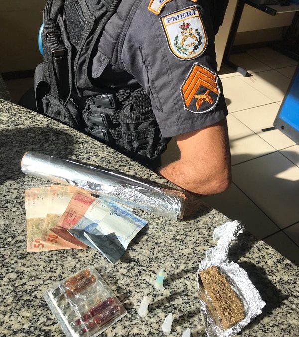 Casal detido com drogas em Atafona