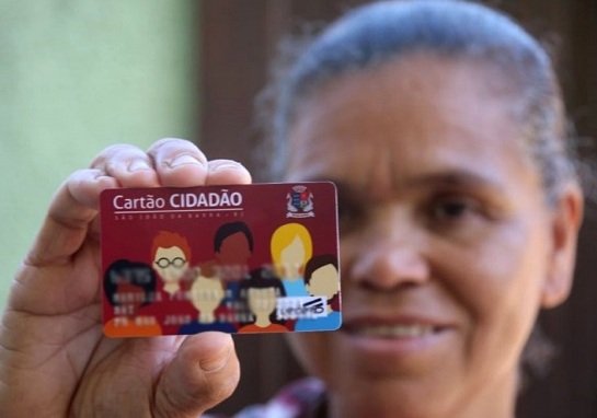 Cartão Cidadão será recarregado com R$ 600 na segunda
