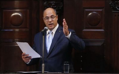 Na posse, Witzel promete enfrentar poder paralelo de narcoterroristas