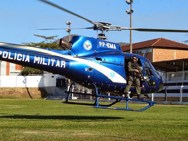 Patrulhamento aéreo durante o Carnaval