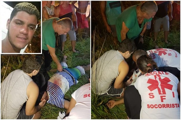 Jovem morre após cair de trenzinho