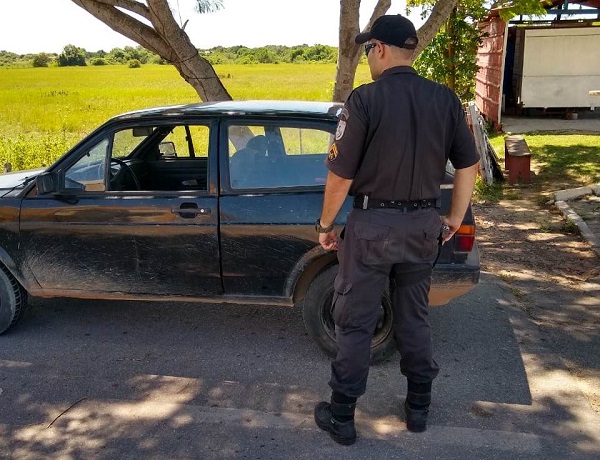 Carro furtado no Balneário é encontrado em Grussaí