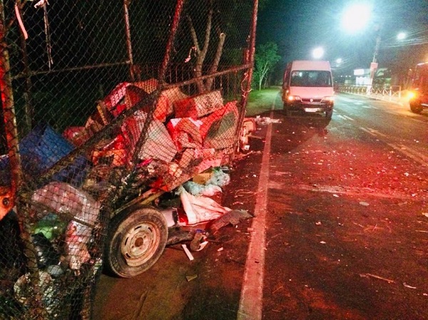 Quatro feridos em acidente em SJB