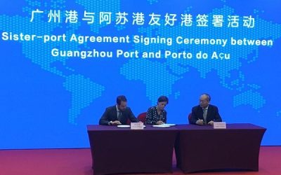 Porto do Açu se aproxima da China e fecha acordo de cooperação