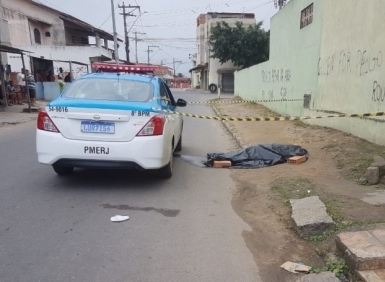 Homem morto a tiros em plena luz do dia em Campos