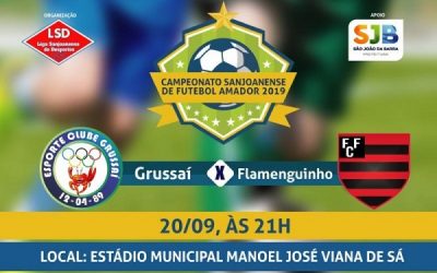 Grussaí e Flamenguinho jogam nesta sexta-feira